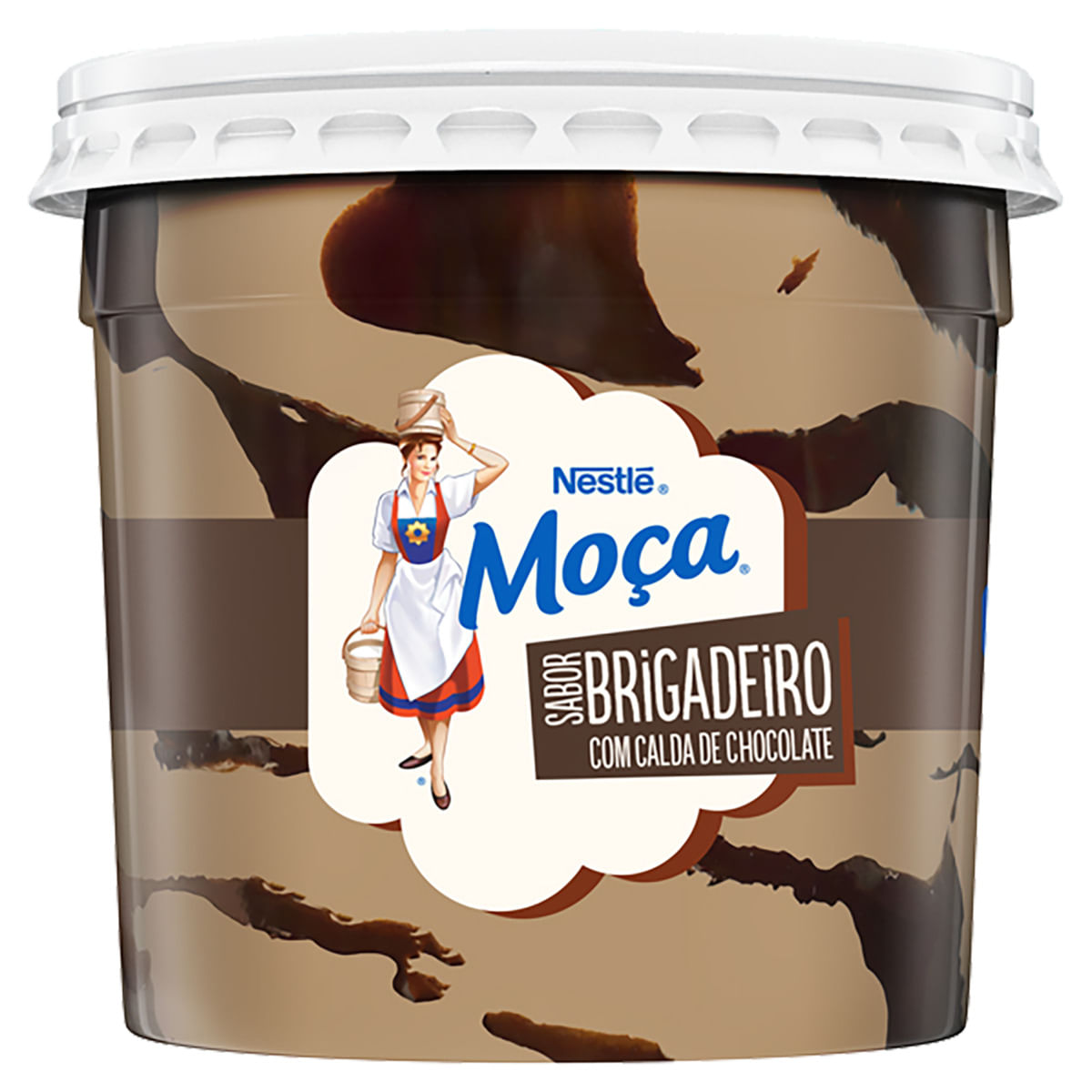 Sorvete Nestlé Calda Brigadeiro Pote 1,5l