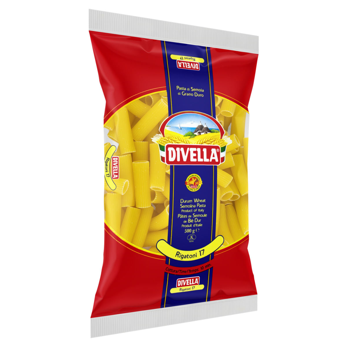 Penne Divella Rigatti Grano Duro N 17 500g | GBarbosa